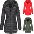 Women long winter jacket coat